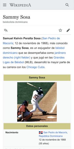 Sammy Sosa - Wikipedia