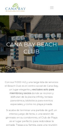 Cana Bay Beach Club & Golf Resort. Clubes de Playa de Republica Dominicana  